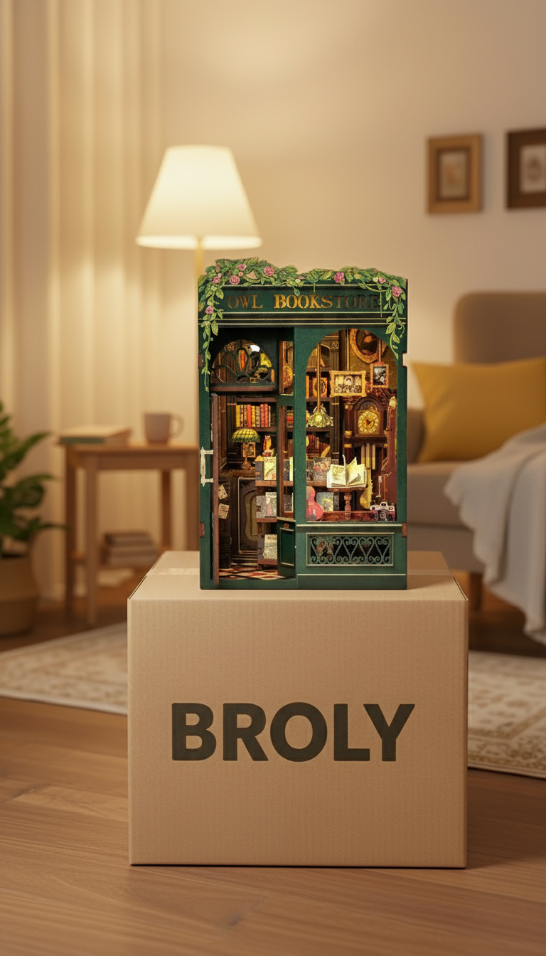 Owl BookStore sur boîte BROLY